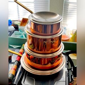 Lightly used copper pots/pans